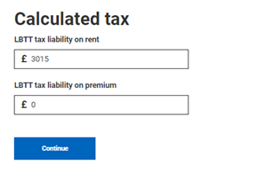 Calculated tax Calculated tax